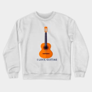 Acoustic Guitar Guitar Music for Guitar lovers Crewneck Sweatshirt